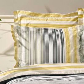 Karaca Home | Nolan 100% Cotton Satin Double Duvet Cover Set Green | 200x220cm