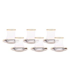 Karaca | Pera Gold 18 Piece Tea Set