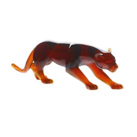 Daum | Crystal Amber panther