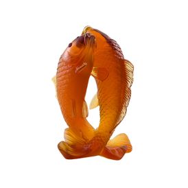 Daum | Crystal Large Golden Carps | Limited Edition