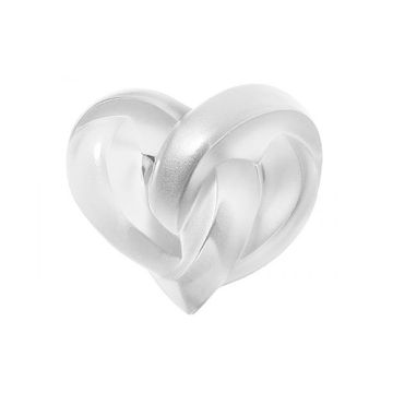 Lalique | Heart Paperweight Clear