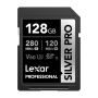 Lexar | 128GB | Professional Silver Pro SDXC UHS-II Card