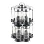 Lamart | Steel 12pcs Spice Jar Set With A Rotating Stand