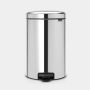 Brabantia | Newicon Pedal Bin 20 Liters | Brilliant Steel