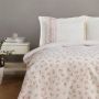 Karaca Home | Glen Pink Cotton Single Duvet Cover Set