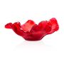 Daum | Crystal Tulip Bowl Red Large
