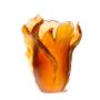 Daum | Crystal Tulip Amber Vase